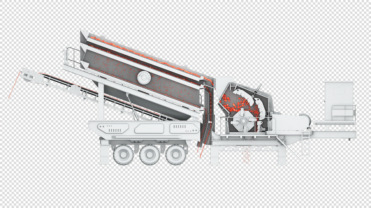 反擊式移動破碎機(jī)工作原理