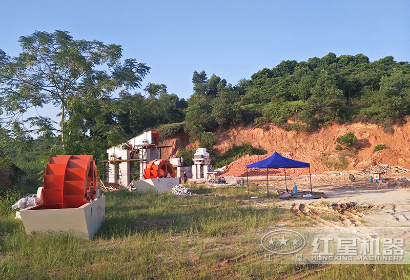 砂石場規(guī)模不同，配置全套洗石生產設備價格不等