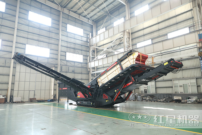 另外，紅星廠家還有履帶裝置的移動磕石機_小型碎石機