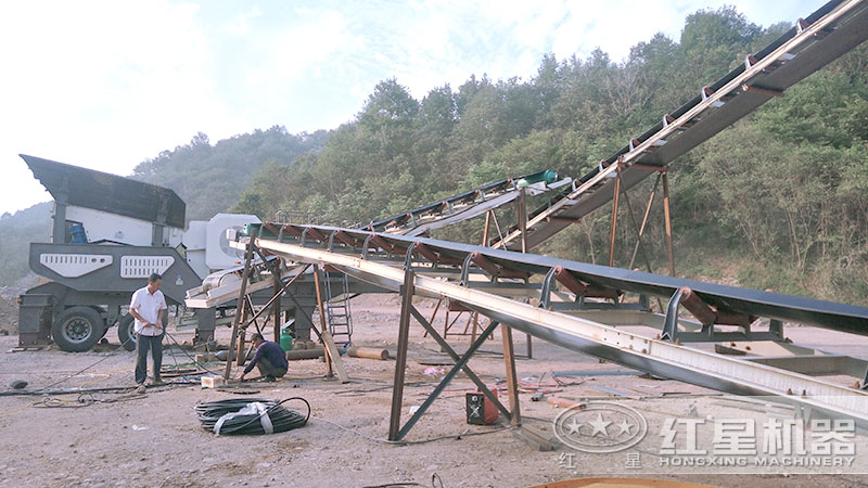 移動(dòng)粉碎機(jī)油電兩用，作業(yè)效率高