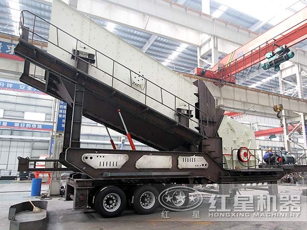 移動式碎石機(jī)（安裝反擊式破）