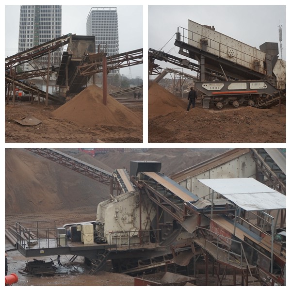 紅星流動(dòng)山石破碎機(jī)現(xiàn)場圖