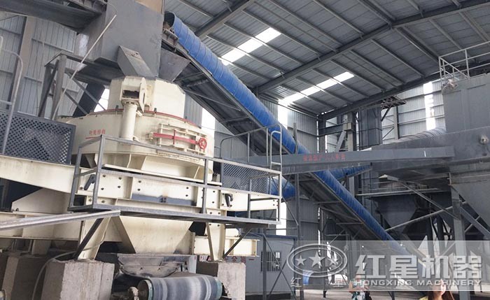 VSI7A沖擊式制砂整形機施工現(xiàn)場圖
