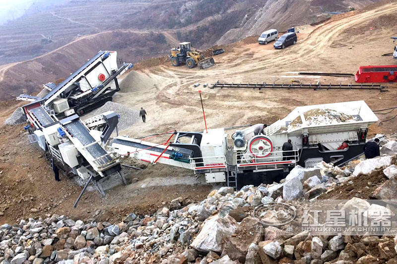 三臺聯(lián)機(jī)，效能高破碎，可安排就近現(xiàn)場考察