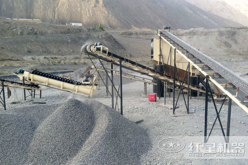 螺旋洗沙機(jī)現(xiàn)場(chǎng)