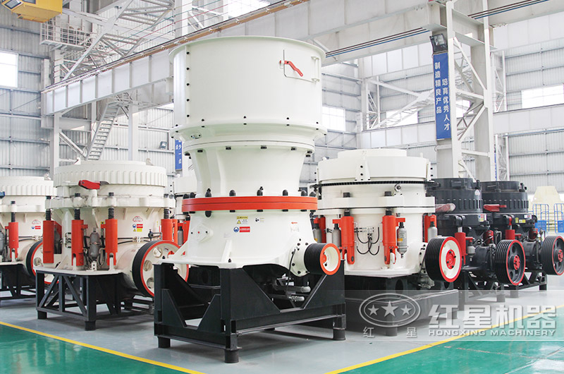 圓錐破是二破設(shè)備，產(chǎn)量大，耐磨度好