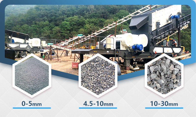 移動(dòng)式瀝青路面破碎機(jī)，可處理廢舊瀝青、水泥塊、混凝土塊等