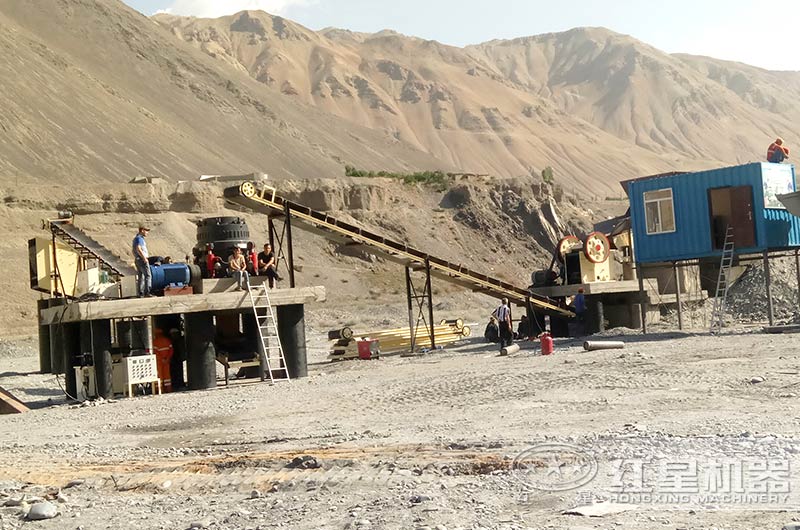 鋁土礦破碎生產(chǎn)線圖片